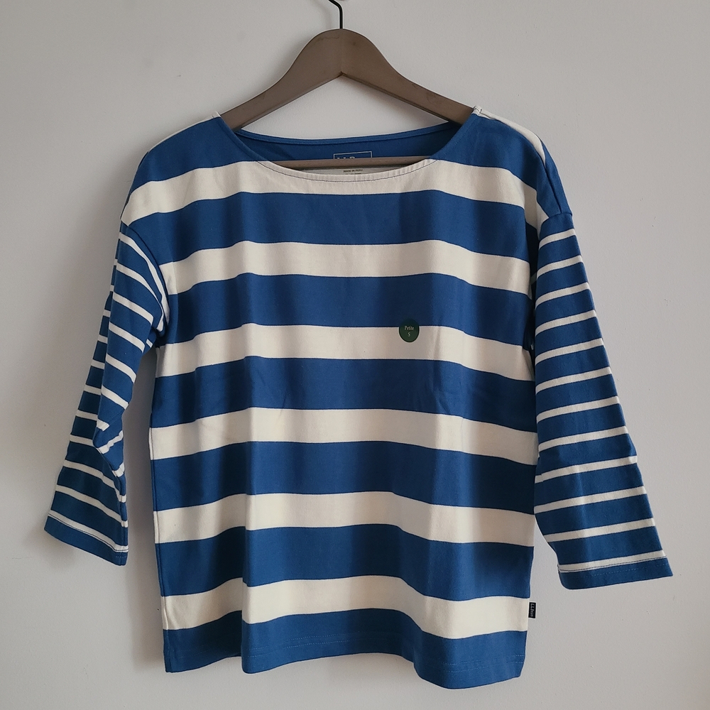 L.L. Bean Blue and White Shirt 100% Cotton NWT Size SP